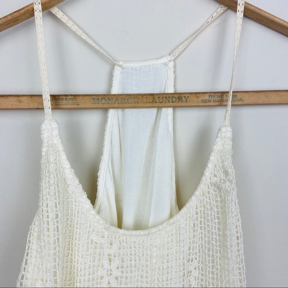 Off Line, Inc || Layered Crochet Tank w/Fringe Hem - Picture 3 of 9